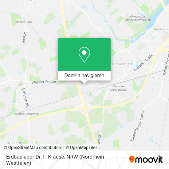 Erdbaulabor Dr. F. Krause Karte