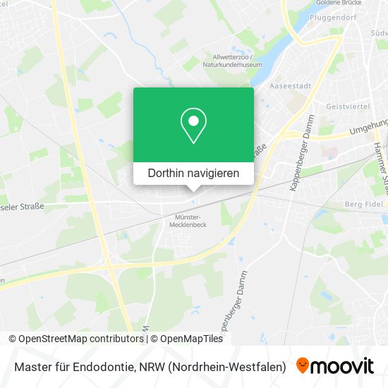 Master für Endodontie Karte