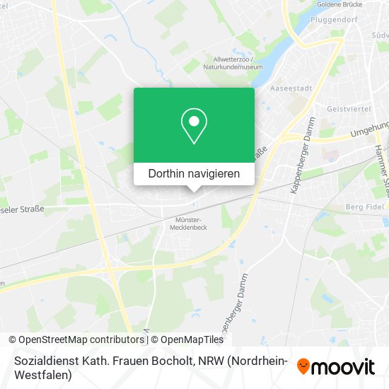 Sozialdienst Kath. Frauen Bocholt Karte