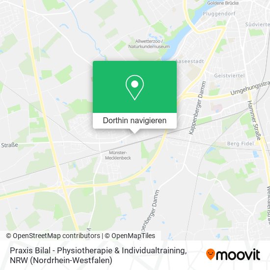 Praxis Bilal - Physiotherapie & Individualtraining Karte