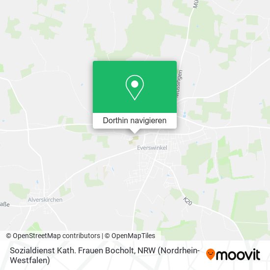 Sozialdienst Kath. Frauen Bocholt Karte
