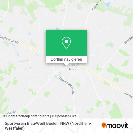 Sportverein Blau-Weiß Beelen Karte