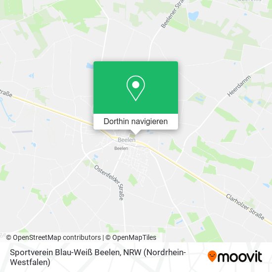 Sportverein Blau-Weiß Beelen Karte