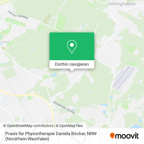 Praxis für Physiotherapie Daniela Böcker Karte