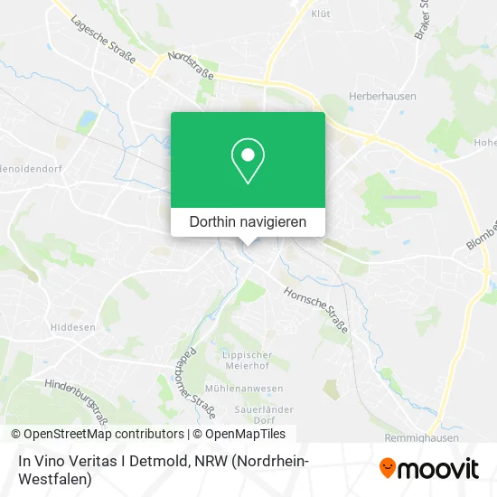 In Vino Veritas I Detmold Karte