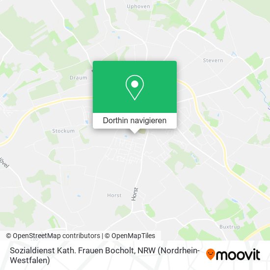 Sozialdienst Kath. Frauen Bocholt Karte