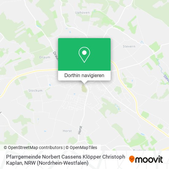 Pfarrgemeinde Norbert Cassens Klöpper Christoph Kaplan Karte