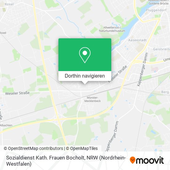 Sozialdienst Kath. Frauen Bocholt Karte