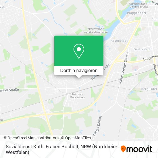 Sozialdienst Kath. Frauen Bocholt Karte