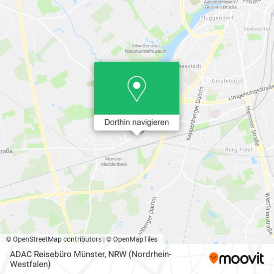 ADAC Reisebüro Münster Karte