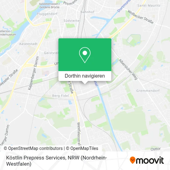 Köstlin Prepress Services Karte