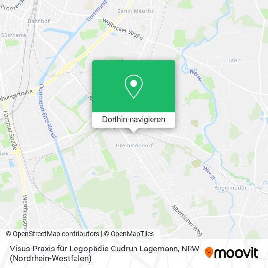Visus Praxis für Logopädie Gudrun Lagemann Karte