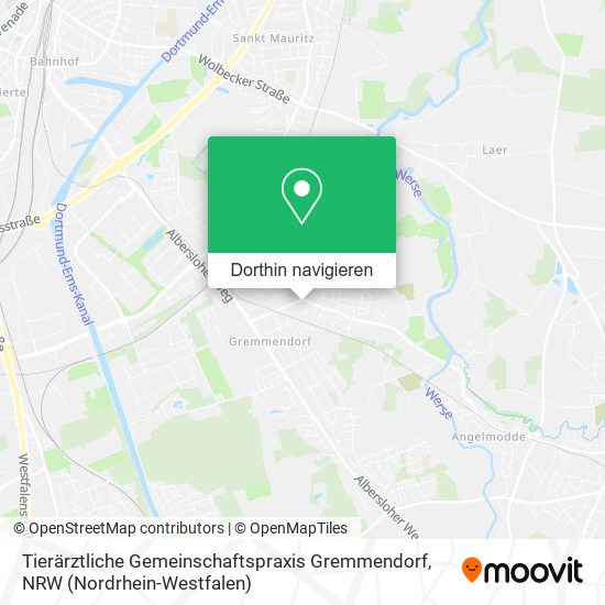 Tierärztliche Gemeinschaftspraxis Gremmendorf Karte