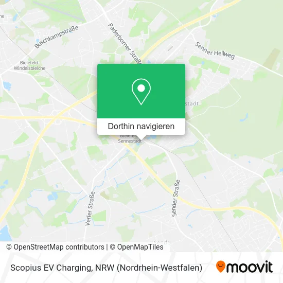 Scopius EV Charging Karte