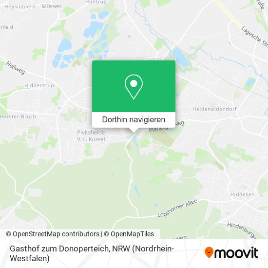 Gasthof zum Donoperteich Karte