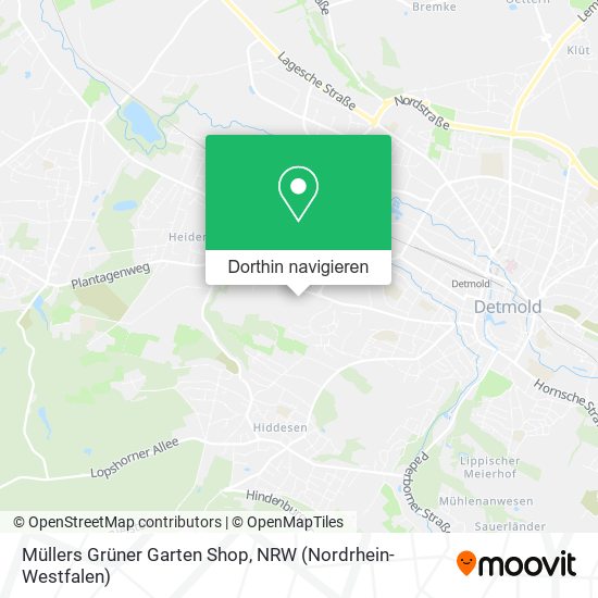 Müllers Grüner Garten Shop Karte
