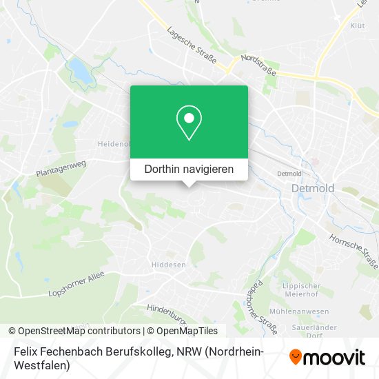 Felix Fechenbach Berufskolleg Karte