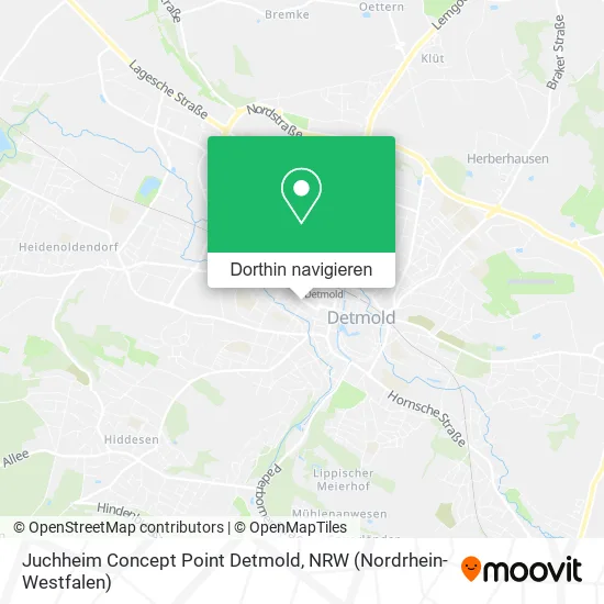 Juchheim Concept Point Detmold Karte