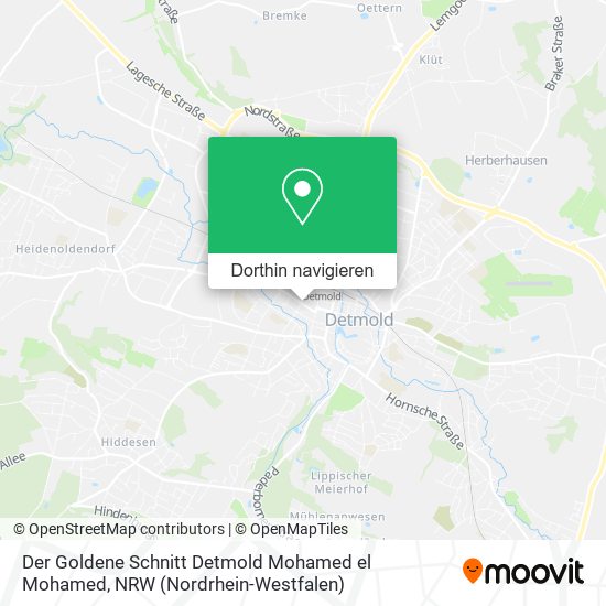 Der Goldene Schnitt Detmold Mohamed el Mohamed Karte