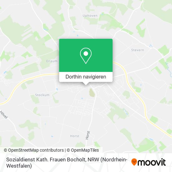 Sozialdienst Kath. Frauen Bocholt Karte