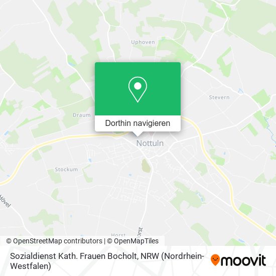 Sozialdienst Kath. Frauen Bocholt Karte