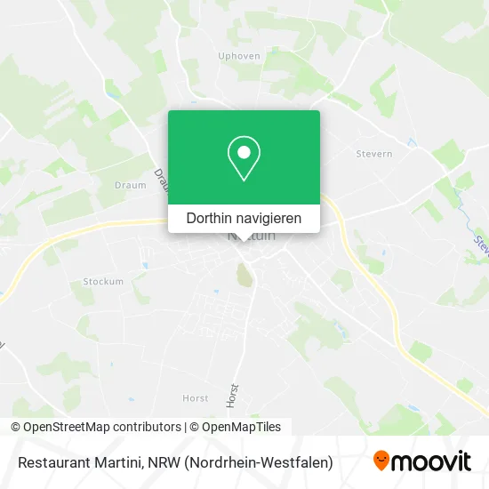 Restaurant Martini Karte