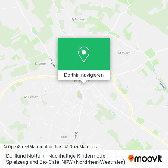 Dorfkind Nottuln - Nachhaltige Kindermode, Spielzeug und Bio-Café Karte