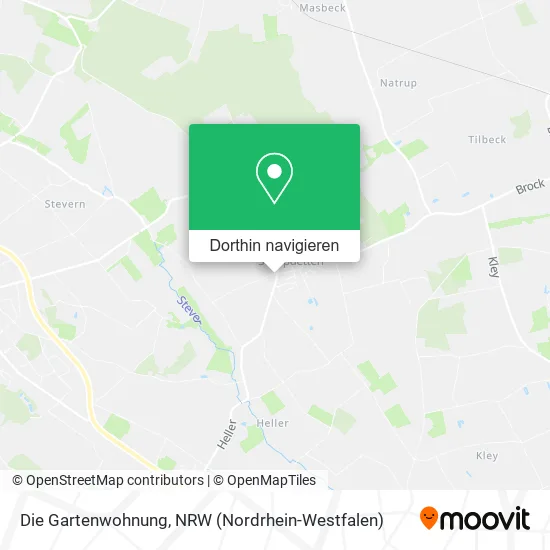 Die Gartenwohnung Karte