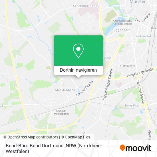 Bund-Büro Bund Dortmund Karte