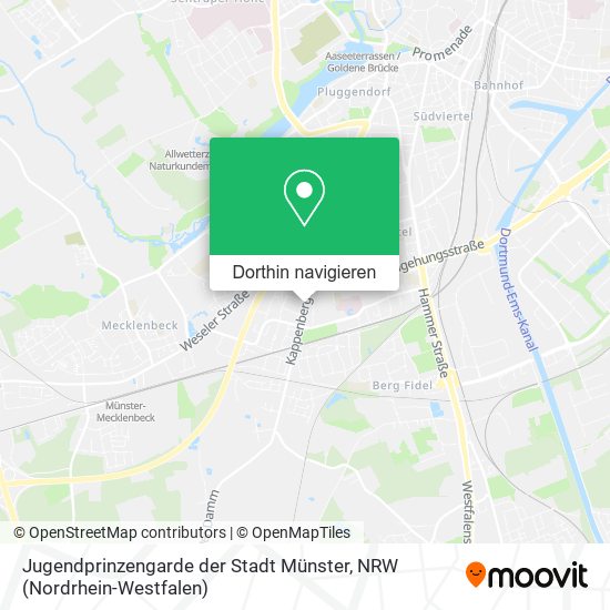 Jugendprinzengarde der Stadt Münster Karte