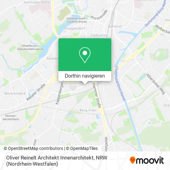 Oliver Reinelt Architekt Innenarchitekt Karte