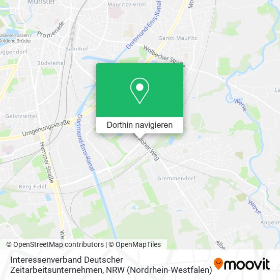 Interessenverband Deutscher Zeitarbeitsunternehmen Karte