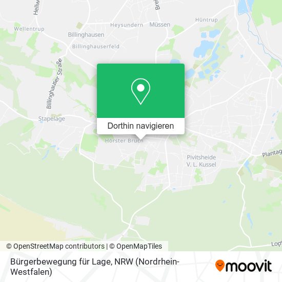 Bürgerbewegung für Lage Karte