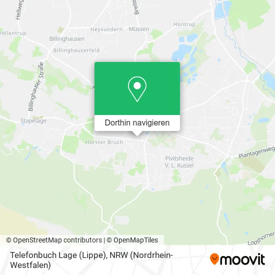 Telefonbuch Lage (Lippe) Karte