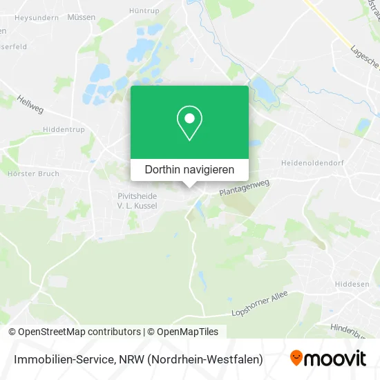 Immobilien-Service Karte