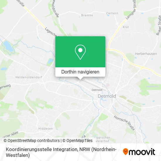 Koordinierungsstelle Integration Karte