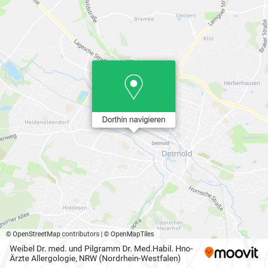 Weibel Dr. med. und Pilgramm Dr. Med.Habil. Hno- Ärzte Allergologie Karte