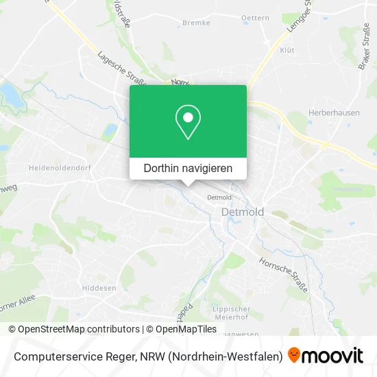 Computerservice Reger Karte