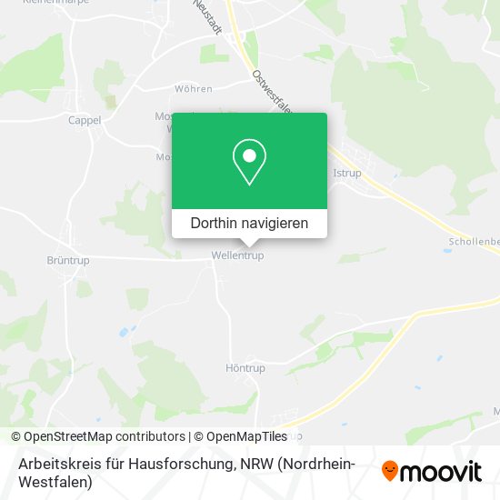 Arbeitskreis für Hausforschung Karte