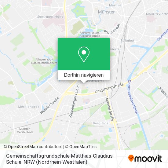 Gemeinschaftsgrundschule Matthias-Claudius-Schule Karte