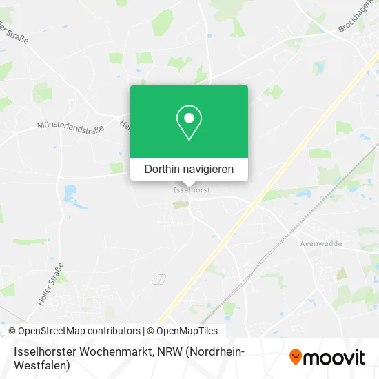 Isselhorster Wochenmarkt Karte