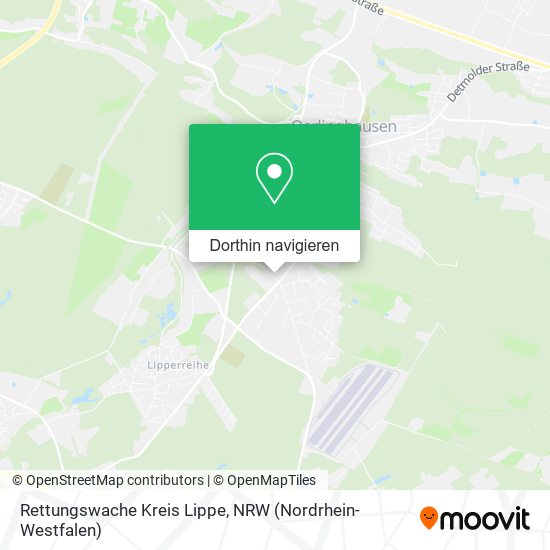 Rettungswache Kreis Lippe Karte