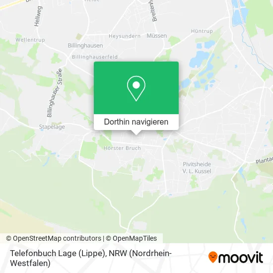 Telefonbuch Lage (Lippe) Karte