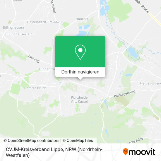 CVJM-Kreisverband Lippe Karte