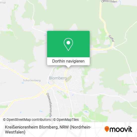 Kreißeniorenheim Blomberg Karte