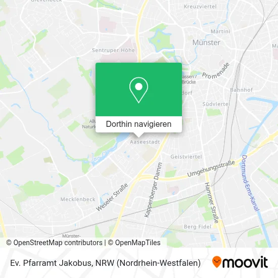 Ev. Pfarramt Jakobus Karte