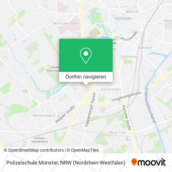 Polizeischule Münster Karte