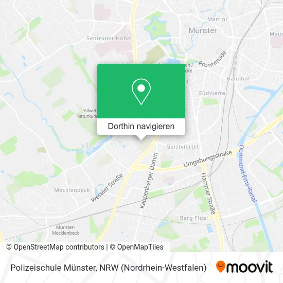 Polizeischule Münster Karte