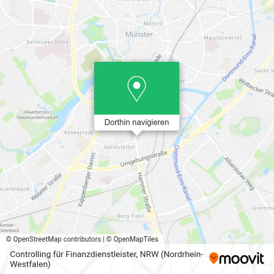 Controlling für Finanzdienstleister Karte