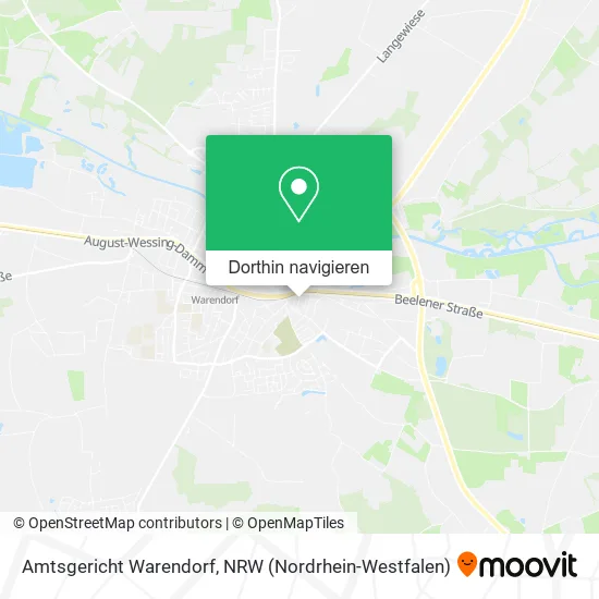 Amtsgericht Warendorf Karte